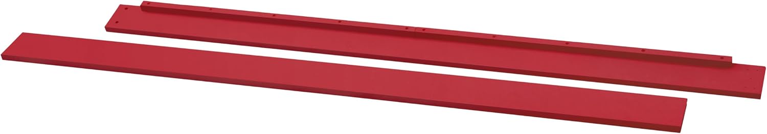 Davinci Hidden Hardware Twin/Full-Size Bed Conversion Kit (M5789) in Tomato Red