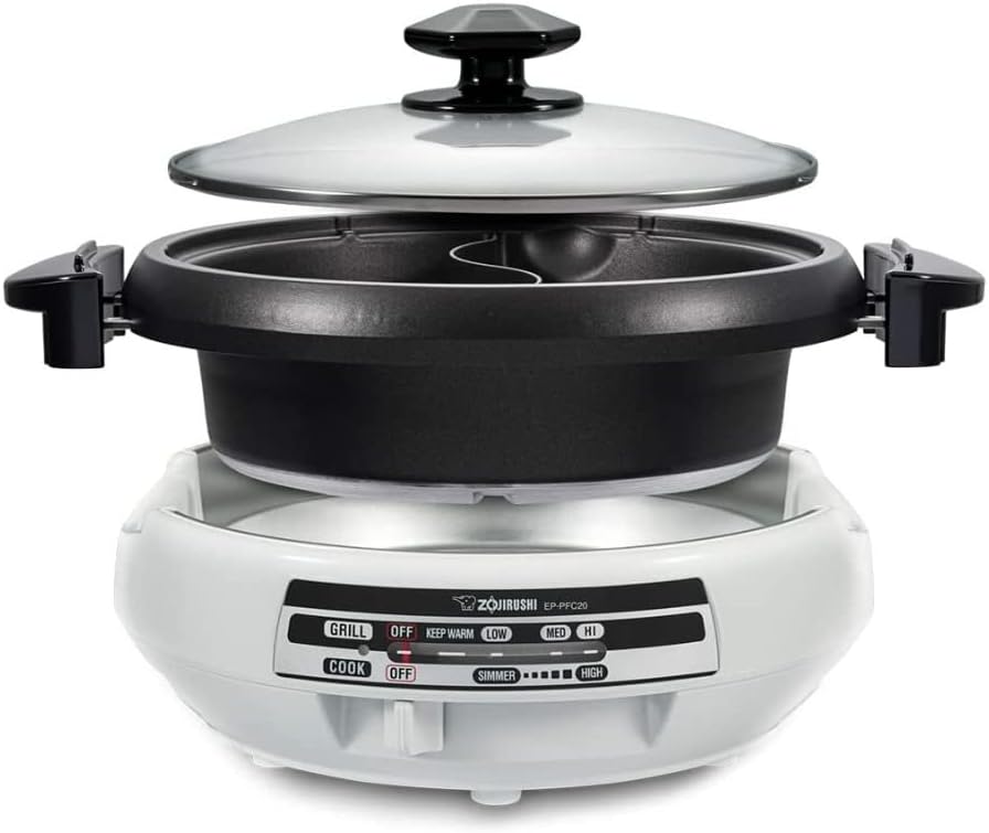 Zojirushi EP-PFC20HA, Gourmet d'Expert® Electric Skillet for Yin Yang Hot Pot