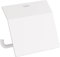hansgrohe AddStoris Roll Holder with Cover in Matte White 3-inch Accessories in Matte White, 41753700