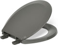 Kohler K-4662-58 Lustra Closed-Front Round Toilet Seat Thunder Grey