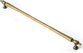 Goo-Ki Antique Brass Cabinet Pulls 12-5/8 Inch Hole Centers, 6 Pack, Zinc Alloy Vintage Handles for Kitchen, Pantry, Dresser, Vanity