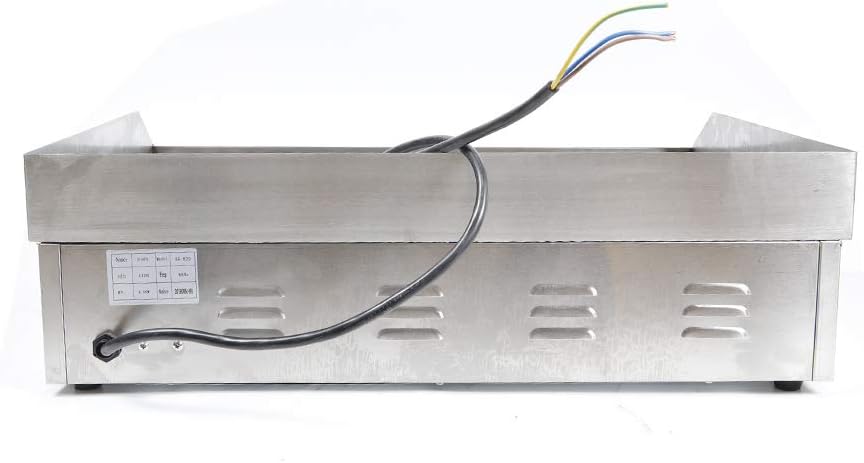 Commercial Electric Griddle, 3000W 28' Commercial Flat Top Griddle, Stainless Steel Non-Stick Countertop Teppanyaki Grill, Adjustable Temperature Control 122℉-572℉