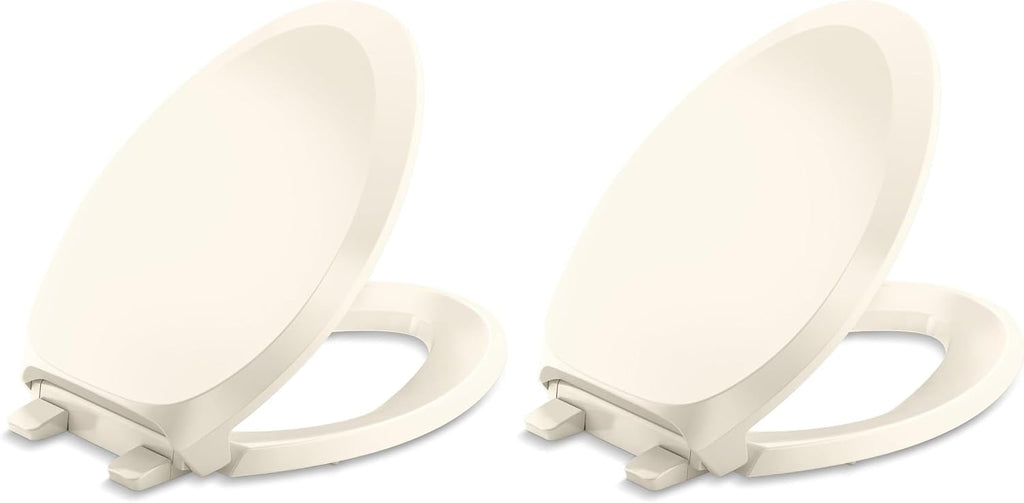 KOHLER French Curve Ready Latch Quiet-Close Elongated Toilet Seat (Pack of 2)