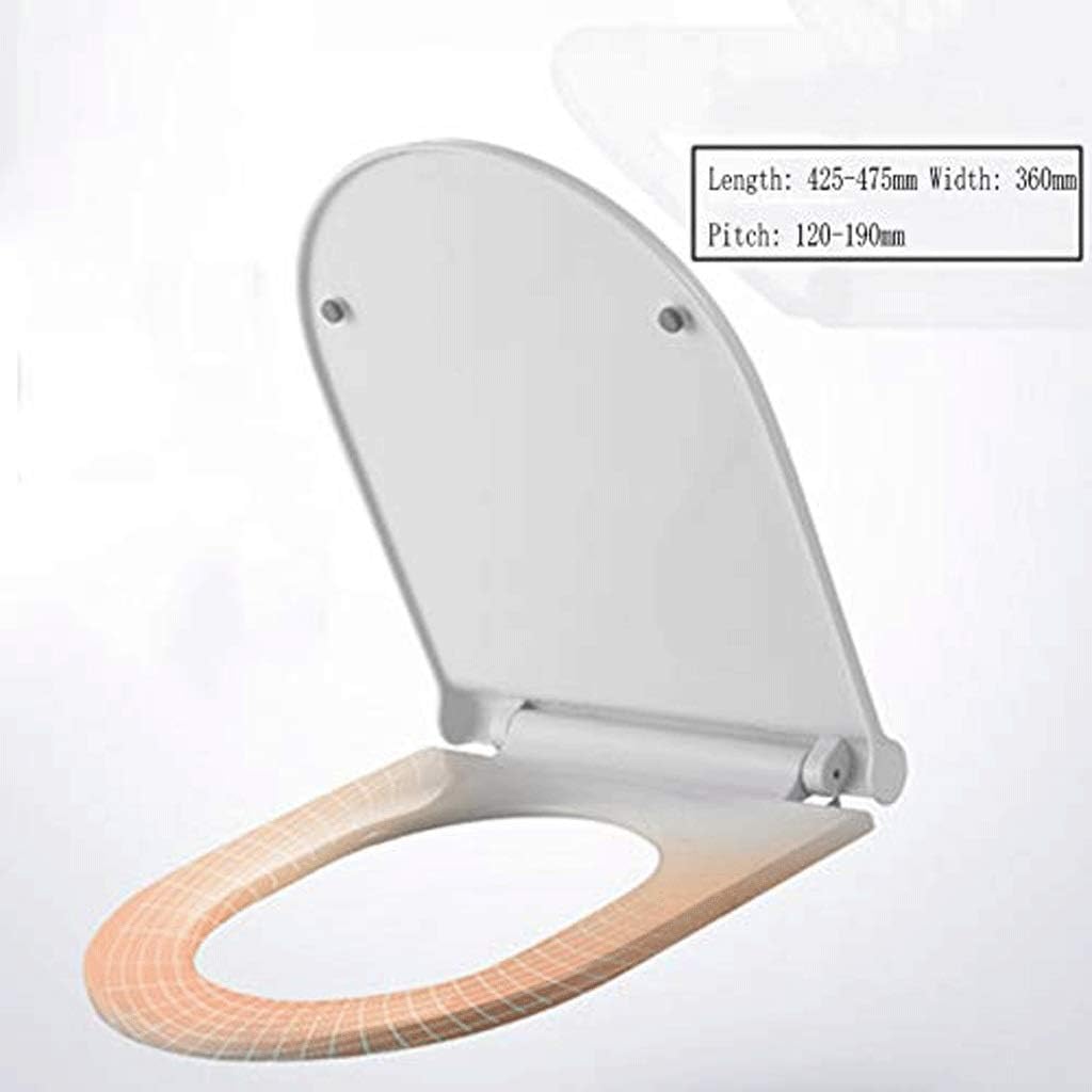 Toilet lid-Slim Zero-Non Electric Bidet Seat for Elongated, Nozzle, Nightlight, White