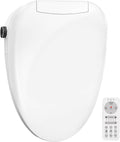 Bidet Toilet Seat Elongated,Electric Heated Bidet with Warm Water,Dryer,Remote Control & Multiple Spray Modes,Self-Clean Nozzle,Anti-Yellowing Material,for Women,Men,Pregnant & Elderly
