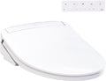 TOTO® WASHLET® KS6 Electronic Bidet Toilet Seat with Instantaneous Water Heating, PREMIST and EWATER+ Wand Cleaning, Elongated, Cotton White - SW3946#01