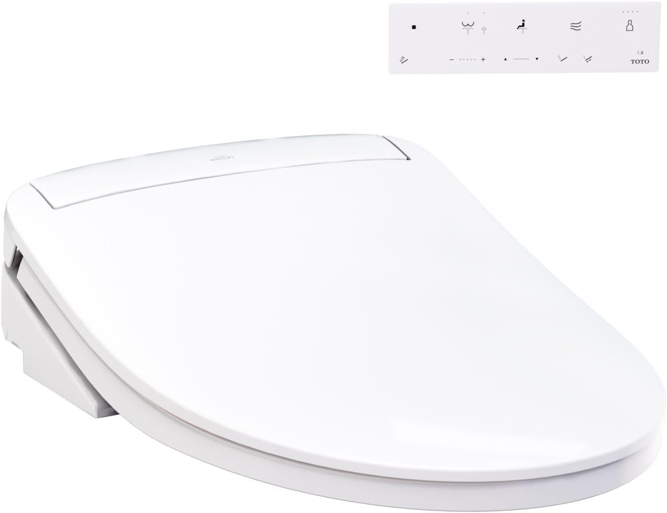 TOTO® WASHLET® KS6 Electronic Bidet Toilet Seat with Instantaneous Water Heating, PREMIST and EWATER+ Wand Cleaning, Elongated, Cotton White - SW3946#01