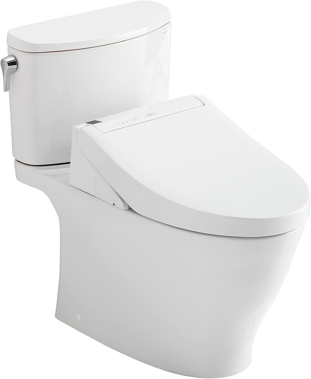 TOTO® WASHLET®+ Nexus® Two-Piece Elongated 1.28 GPF Toilet with C5 Bidet Seat, Cotton White - MW4423084CEFG#01