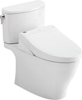 TOTO® WASHLET®+ Nexus® Two-Piece Elongated 1.28 GPF Toilet with C5 Bidet Seat, Cotton White - MW4423084CEFG#01