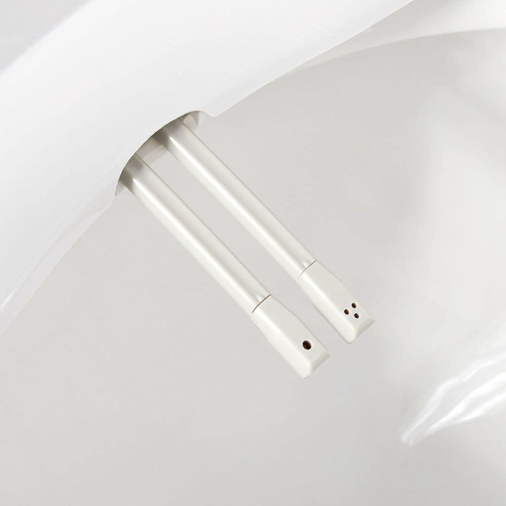 Signature Hardware 481678 Sitka 1.28 GPF One Piece Elongated Toilet - Bidet Seat Included, ADA Compliant - White