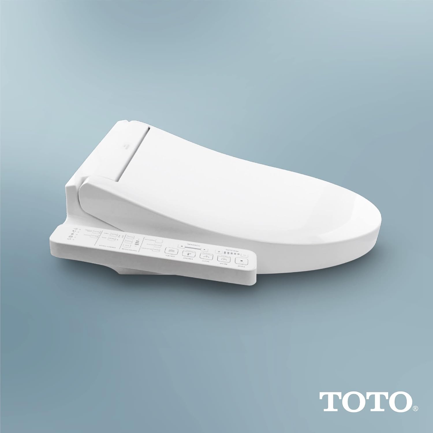 TOTO® WASHLET® C2 Electronic Bidet Toilet Seat with PREMIST and EWATER+ Wand Cleaning, Elongated, Cotton White - SW3074#01