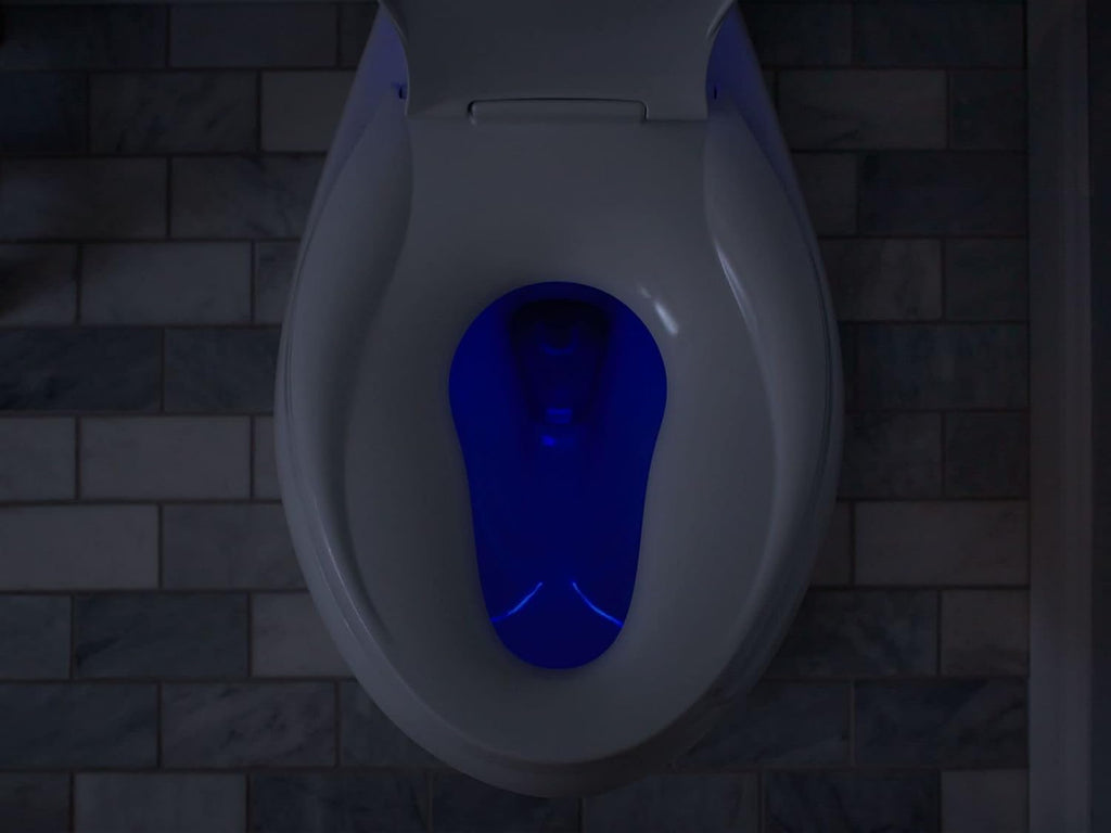 TRANSITIONS® NIGHTLIGHT Q3 TOILET SEAT, Non Ready Latch, Elongated, WHITE