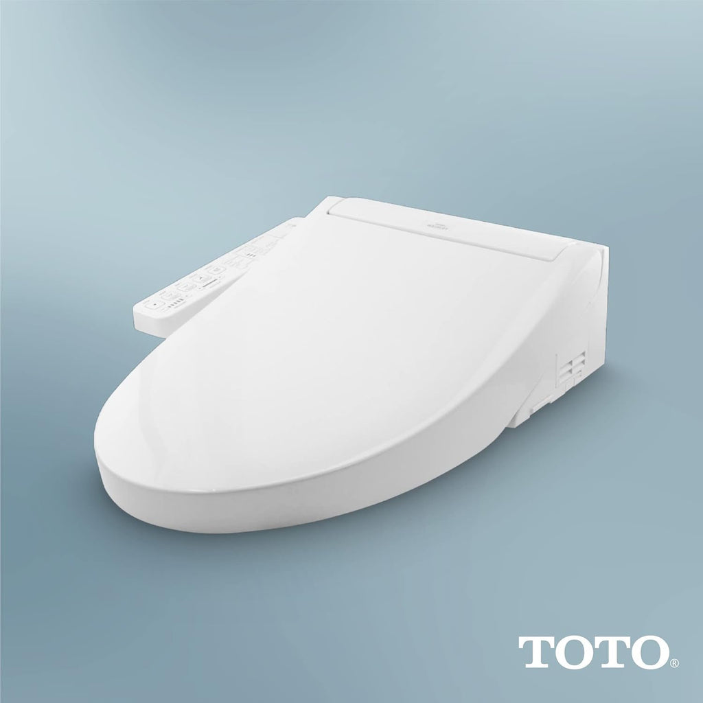 TOTO® WASHLET® C2 Electronic Bidet Toilet Seat with PREMIST and EWATER+ Wand Cleaning, Elongated, Cotton White - SW3074#01