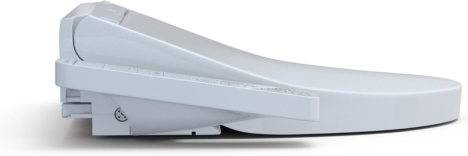 TOTO® WASHLET® C2 Electronic Bidet Toilet Seat with PREMIST and EWATER+ Wand Cleaning, Elongated, Cotton White - SW3074#01