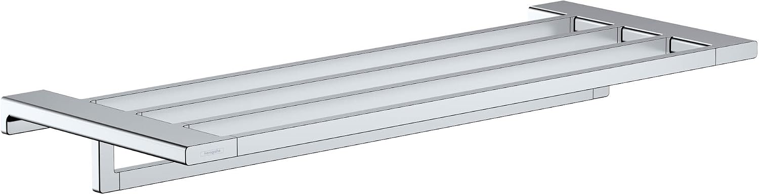 hansgrohe AddStoris Modern Towel Holder in Chrome, 41751000