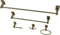 Kingston Brass BAHK8212478AB Continental 5-Piece Bathroom Accessory Set, Antique Brass