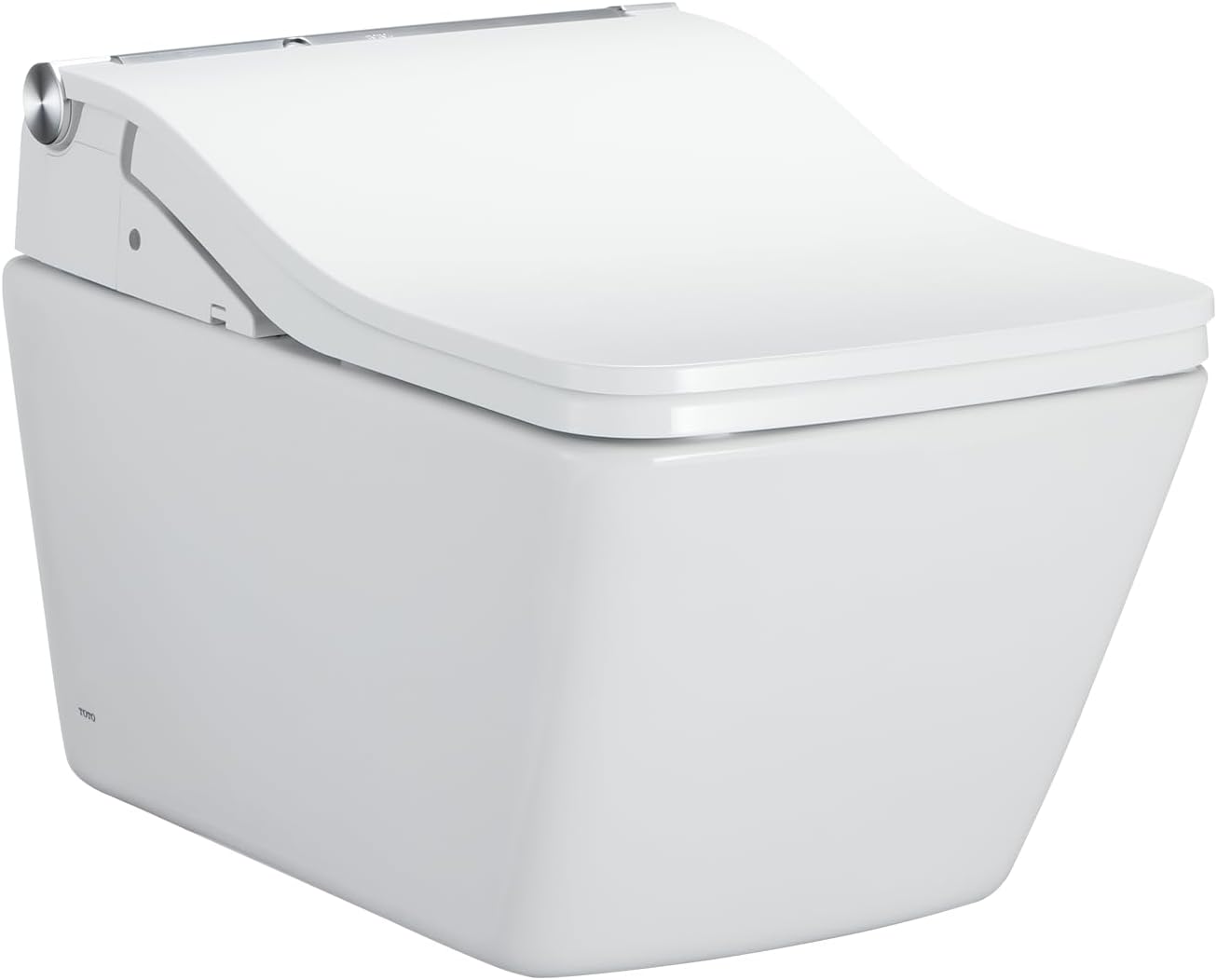 TOTO® SW WASHLET®+ Ready Square Electronic Bidet Toilet Seat with Auto Flush Ready Cotton White - SW4549AT60#01