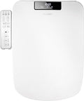 WLJBIDET Square Bidet Seat for Rectangle Toilets, Electric Heated Toilet Seat, Adjustable Air Dryer and Warm Water, Front and Rear Wash, 110V-120V Only