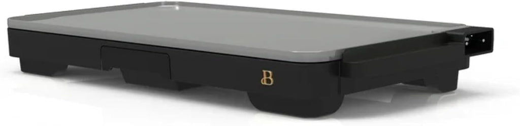 Extra Large Electric Griddle 12x22 Inch, 1500W Nonstick Countertop Griddle with Removable Backsplash and Adjustable Temperature Control for Family Breakfast & Indoor Cooking (Black Sesame)