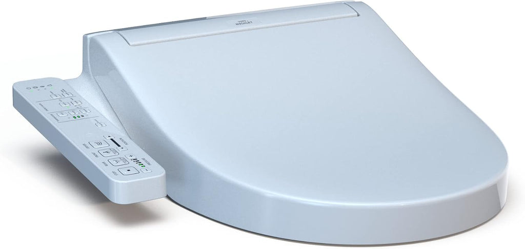 TOTO® WASHLET® KC2 Electronic Bidet Toilet Seat with Heated Seat and SoftClose Lid, Round, Cotton White - SW3023#01