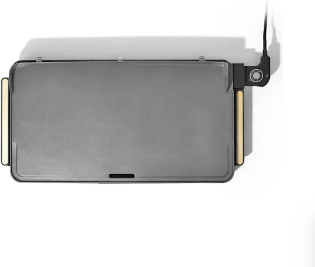 Stunning XL Electric Griddle 12' x 22,' Non-stick (Black)