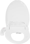 Bidet Toilet Seat, Electric Heated Toilet Seat with Intelligent Control Panel and Temperature Control, Smart Toilet Heated Seat with Massage Function & Night Light, Toilet Heated Seat for Home Bedroom