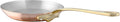 Mauviel M'Heritage 150 B 1.5mm Polished Copper & Stainless Steel Frying Pan With Brass Handles, 10.2-in, Made in France