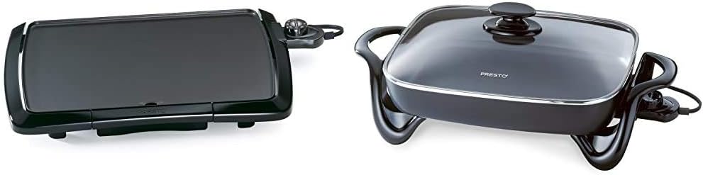Presto Electric Griddle (07047) and Skillet (06852) Bundle
