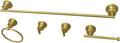 Kingston Brass BAH8212478SB Concord 5-Piece Bathroom Accessory Set, Brushed Brass