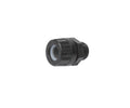 Woodhead 5528WBLK Cable Strain Relief Grip, Locknut, Black Max-Loc Cord Seal, Straight Male, 1/2' NPT Thread Size, Green Grommet Color, .375–.437' Cable Diameter