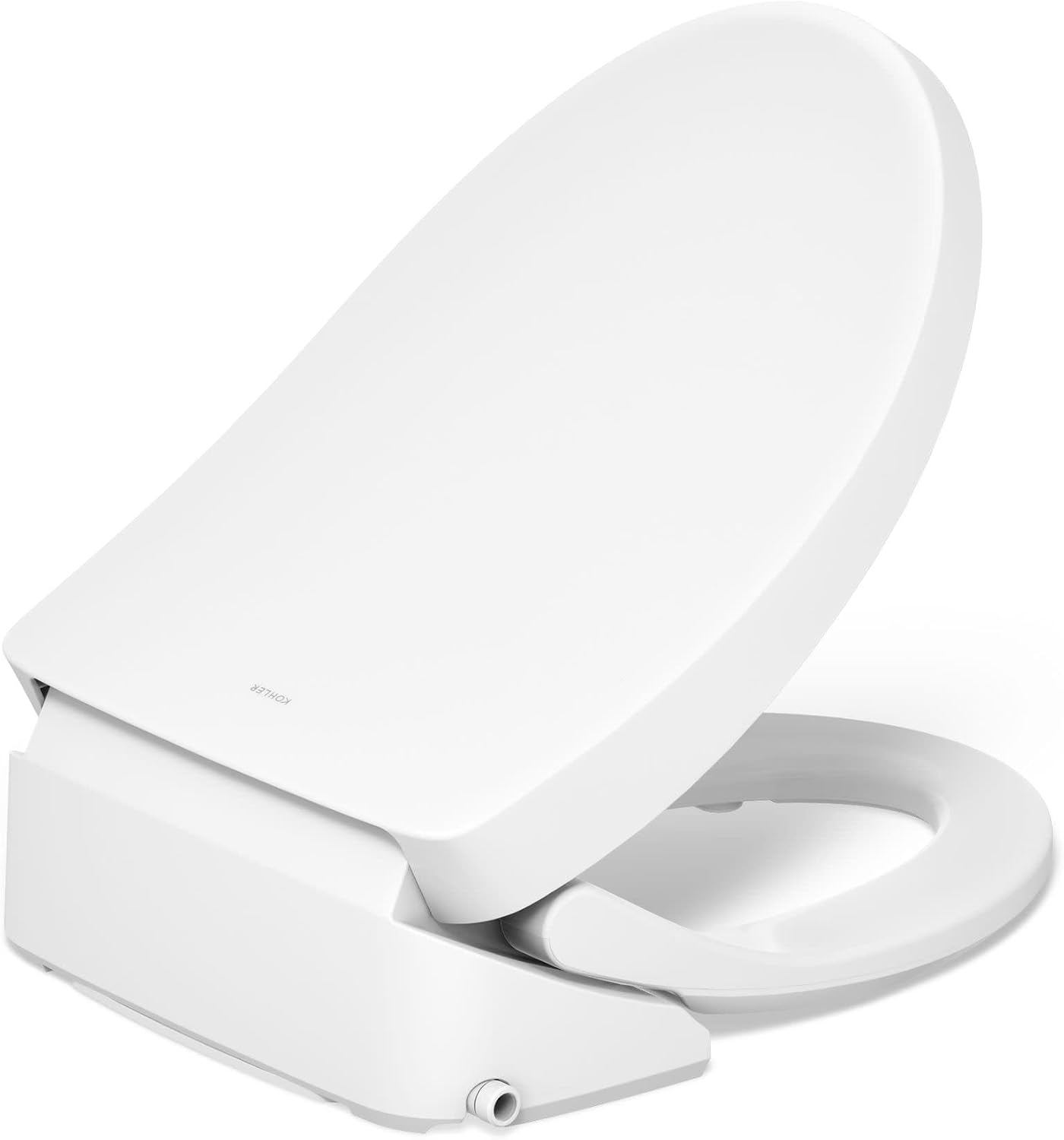 Kohler PureWash E815 Elongated Bidet Toilet Seat, Warm Water, White with Remote Control, Self Cleaning Wand, Adjustable Spray Controls, Heated Seat, Easy Installation Bidet Attachment