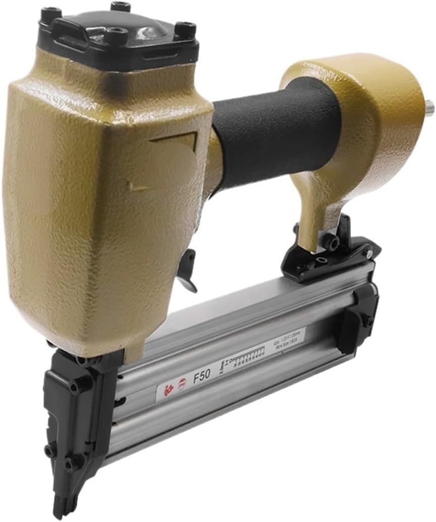 AALLYN Pneumatic Decorative Stapler F50 Air Brad Nailer Pneumatic Framing Nailer Nail Gun Fastener Nail Gun (Color : F50 GP)