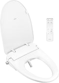 Delta Faucet Refresh Ultimate Elongated Electric Bidet Toilet Seat, Warm Water Bidet, Heated Seat Bidet, Bidet with Dryer, Bidet Attachment for Toilet, Bidet Toilet Seat Elongated, White 893007E-WH
