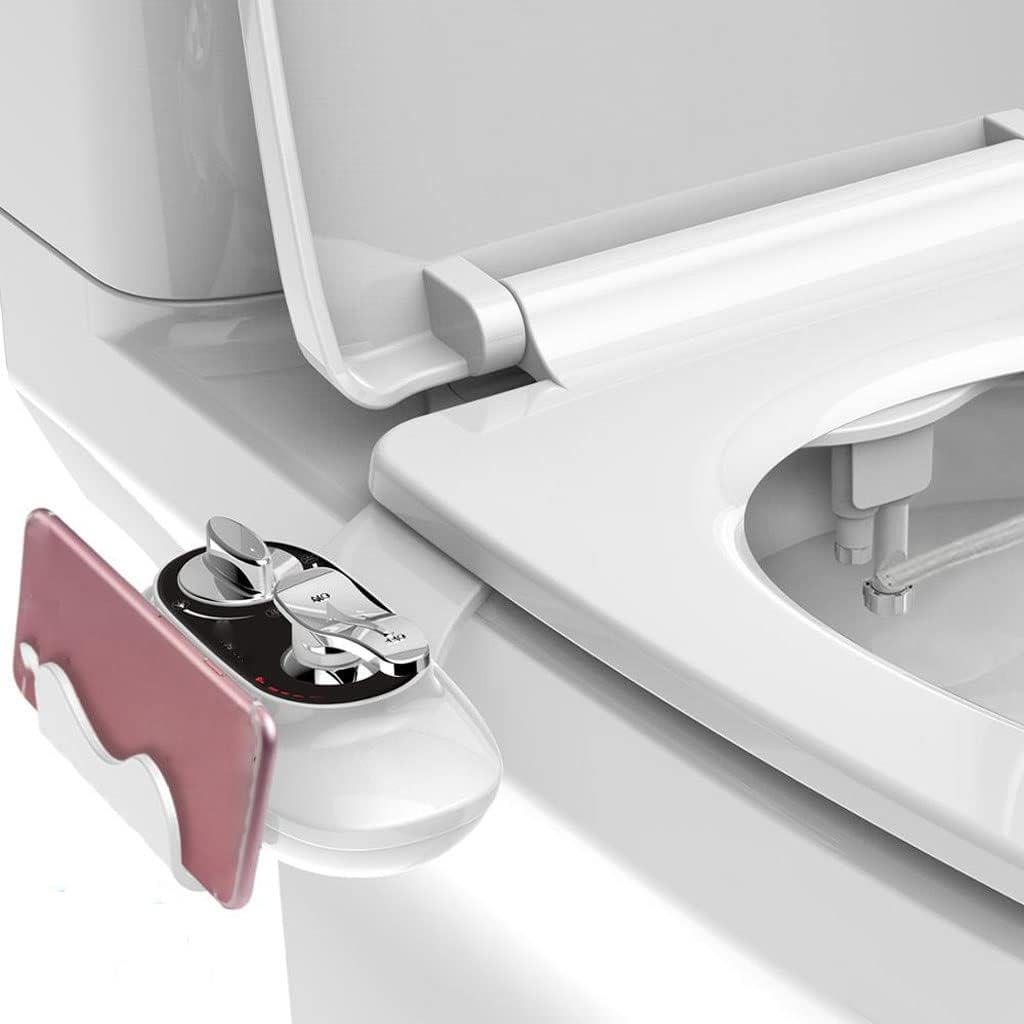 Toilet Seat Bidet Attachment Non-Electric Anal Cleaning Shower Washing Sprayer Horizontal