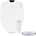 Brondell S1400-RW & SWF44 Bundle - Luxury Bidet Toilet Seat with Premium Carbon Water Filtration System for Round Toilets