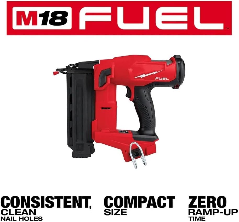 2746-20 Cordless Nailer for Milwaukee M18 FUEL 18V 18-Gauge Tool Free Drive Compact Brad Nailer - Bare Tool