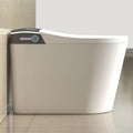 WinZo Luxury Smart Toilet With Bidet Built-in,Auto Open & Flush Auto Soft Close Seat, Hands-Free Adjusted Heated Seat & Warm Air Dyring Glossy White