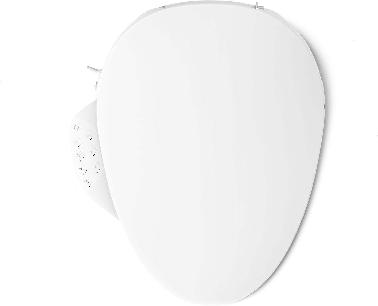 Kohler PureWash E750 Elongated Heated Bidet Toilet Seat, White with Touchscreen Remote Control, Quiet-Close Grip-Tight Lid, Self-Cleaning Wand, Warm Water Bidet, Adjustable Water Pressure, Nightlight