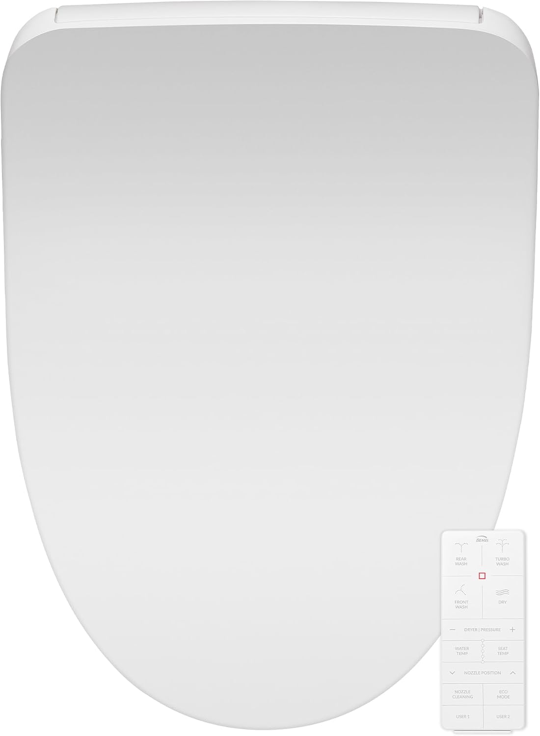 Bio Bidet BB1200 Elongated Smart Bidet, Warm Water Wash, Heated Seat & Dryer, App & Remote Control