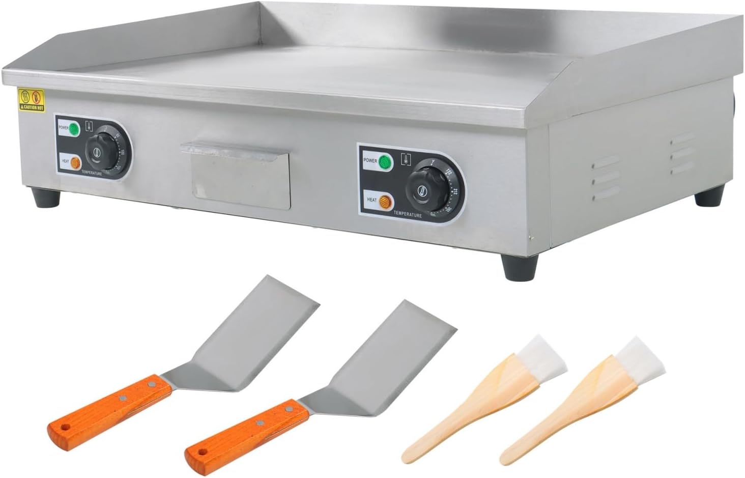 findmall 30 Inch Commercial Electric Griddle 3000W Countertop Flat Top Grill for Both Home and Commercial Environments