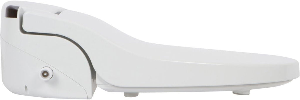 ALPHA BIDET JX2 Round Bidet Toilet Seat, White, Endless Warm Water, *NEW* Bowl Mist, LED Light, Quiet Operation, Wireless Remote, Stainless Steel Nozzle, Sittable Lid, 3 Year Warranty