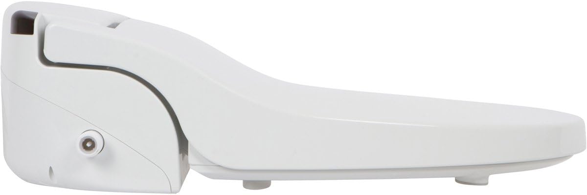ALPHA BIDET JX2 Round Bidet Toilet Seat, White, Endless Warm Water, *NEW* Bowl Mist, LED Light, Quiet Operation, Wireless Remote, Stainless Steel Nozzle, Sittable Lid, 3 Year Warranty