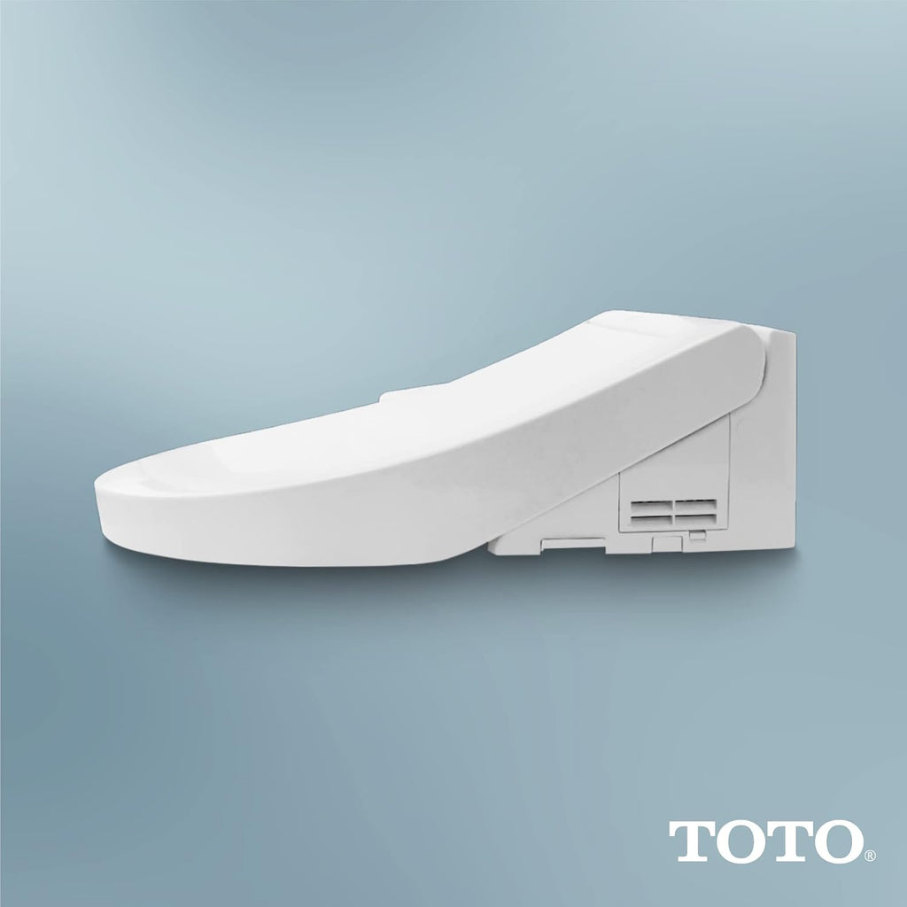 TOTO® WASHLET® C2 Electronic Bidet Toilet Seat with PREMIST and EWATER+ Wand Cleaning, Elongated, Cotton White - SW3074#01
