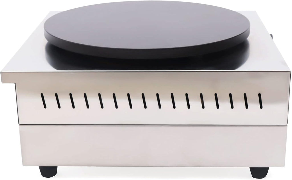 Commercial Crepe Maker Electric Griddle Crepe Maker 16 Inch 1700W Nonstick Professional Crepe Machine Maker, Round Crepe Griddle, 122°F-572°F Temp. Range for Crepes, Blintzes, Tortillas