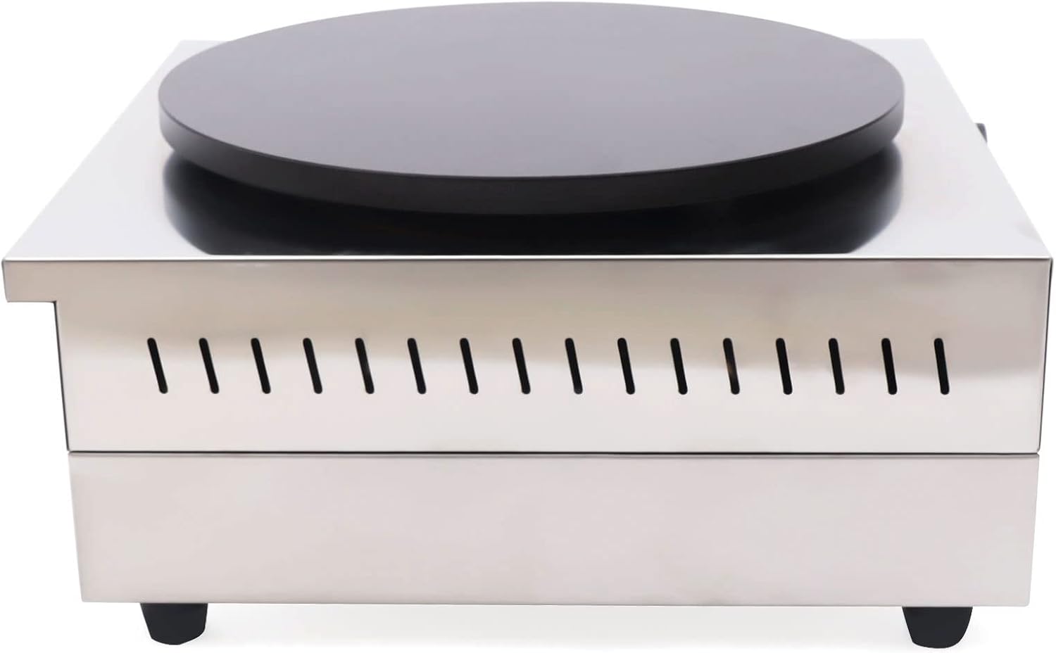 Commercial Crepe Maker Electric Griddle Crepe Maker 16 Inch 1700W Nonstick Professional Crepe Machine Maker, Round Crepe Griddle, 122°F-572°F Temp. Range for Crepes, Blintzes, Tortillas