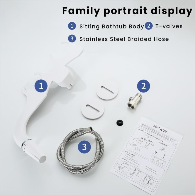 Household Bidet Smart Toilet Seat Nozzle Butt Washer Non-electrical Bidet