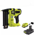 P322-PSK005 Fits for Ryobi 18V 18-Gauge Brushless Cordless AirStrike Brad Nailer with 2.0 Ah Battery and Charger
