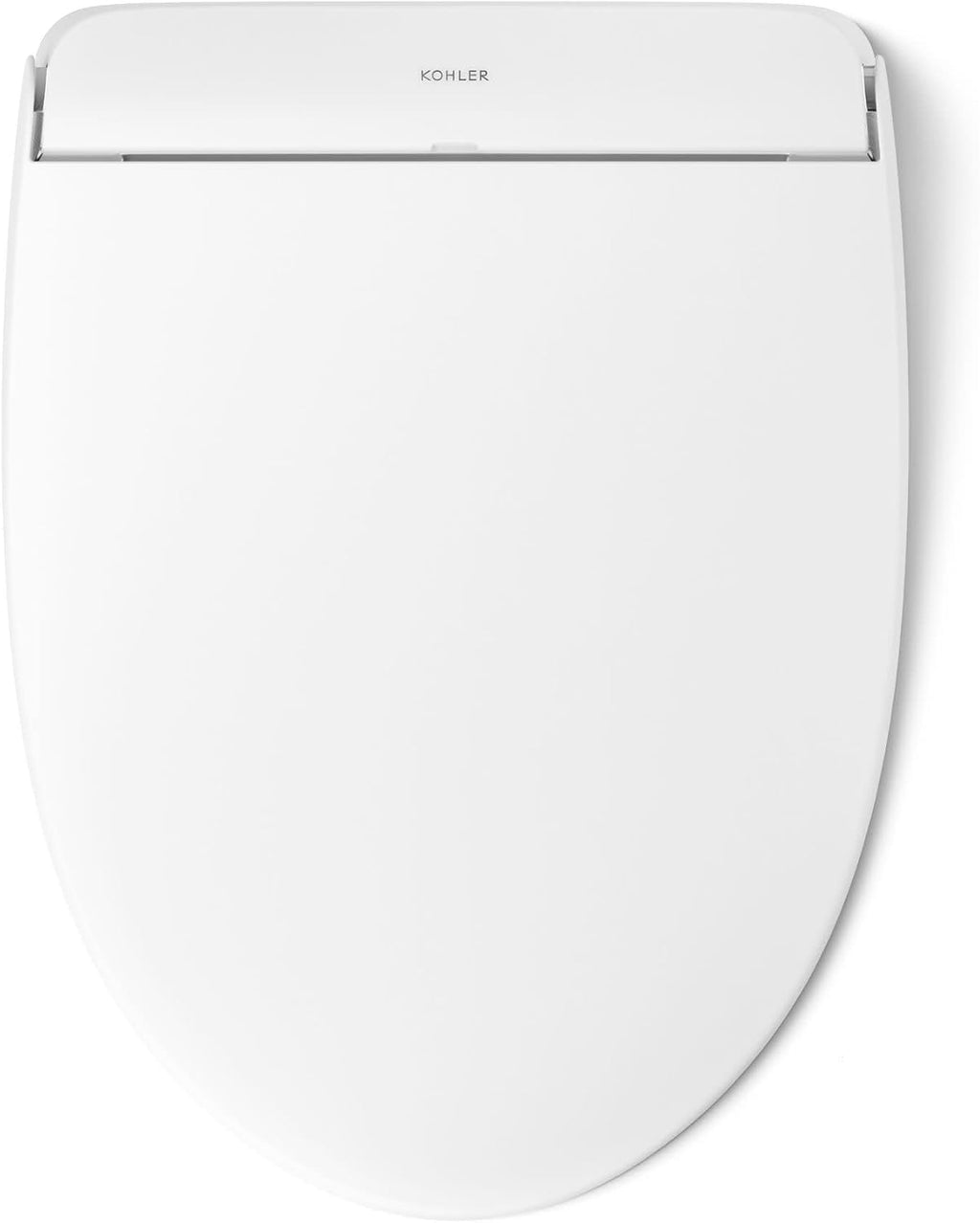 Kohler PureWash E880 Elongated Bidet Toilet Seat With Remote, Warm Water, Quiet-Close Lid Prevents Slamming, Easy Installation with Quick-Release, Self-Cleaning Wand, Adjustable Water Pressure
