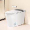 Smart Toilet with Bidet Built in,One Piece Japanese Toilet for Bathroom,Modern Elongated Tankless Toilet with heated toilet seat,bidet warm water,dryer,Foot Sensor Operation