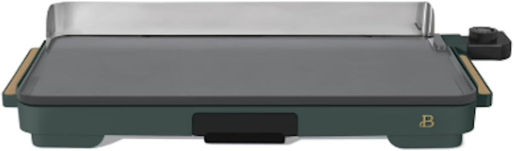 Stunning XL Electric Griddle 12' x 22,' Non-stick (Thyme Green)